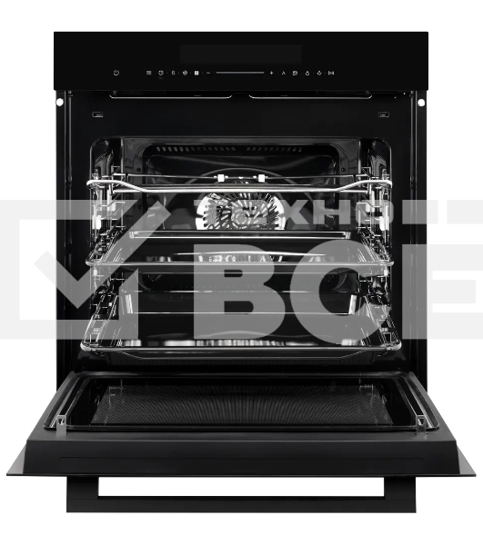 Встраиваемый духовой шкаф Kuppersberg HK 616 Black ШхВхГ: 59.5х59.6х56.5 см, 72 л, гидролизная очистка, черный цвет