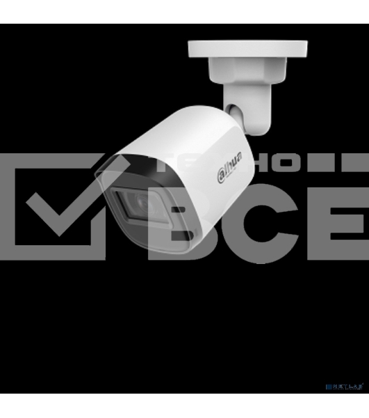 Камера видеонаблюдения аналоговая Dahua DH-HAC-B1A21P-U-0280B 2.8-2.8мм HD-CVI HD-TVI цв. корп.:белый