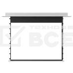 Экран для проектора S'OK SCPSMC-221X125ED45GF для встраивания в потолок моторизованный 100'' с боковым натяжением, полотно Grey Fiberglass, экстрадроп 45см, фото4