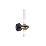 Настенный светильник Ambrella light LH55355/2 BK/CGD/CL черный/золото/прозрачный G9/2 max 30W 150*100*320, фото8