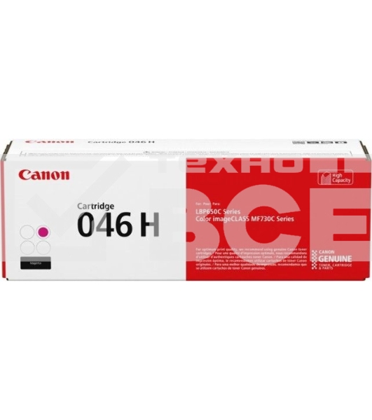 Картридж лазерный Canon 046M H для i-SENSYS MF732/734/735, LBP653/654. Пурпурный. 5000 страниц.