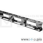 Монтажное оборудование Hyperline CMV-42U-ML Металлический вертикальный кабельный организатор с крышкой 42U, для шкафов TTC, TSC шириной 800 мм, черный (RAL 9004) ( 1 шт), фото2