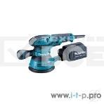 Шлифовальные машины Makita BO5041K ЭШМ, 300Вт,ф125мм,4000-12000об\м,ампл-2.8мм,1.4кг,чем,п\сборник,доп.рукоятка, фото2
