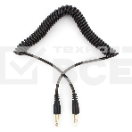 Кабель аудио Cablexpert CCA-405-6, Jack3.5 - Jack3.5, 2м, спиральный, фото 1