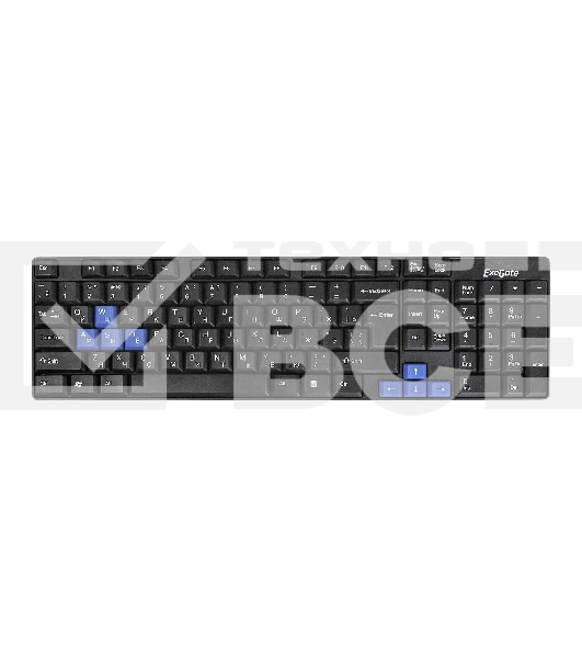 Клавиатура ExeGate Professional Standard LY-402N (EX283618RUS) проводная, USB, черный
