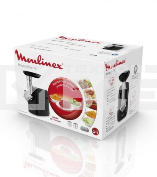 Мясорубка Moulinex ME112832 1600Вт черный/серебристый
