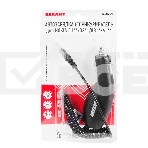 Автозарядка в прикуриватель для NOKIA 51**/32**/88**/6***«толстая» (АЗУ) (5 V, 700 mA) шнур спираль 1.2 м черный Rexant, фото3