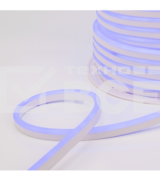 Гибкий неон LED SMD 8х16 мм, синий, 120 LED/м