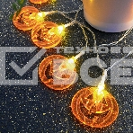 Каскад Lamper Улыбка LED 6 м с выносной солнечной панелью 2 м и аккумулятором, теплое белое свечение, фото 1