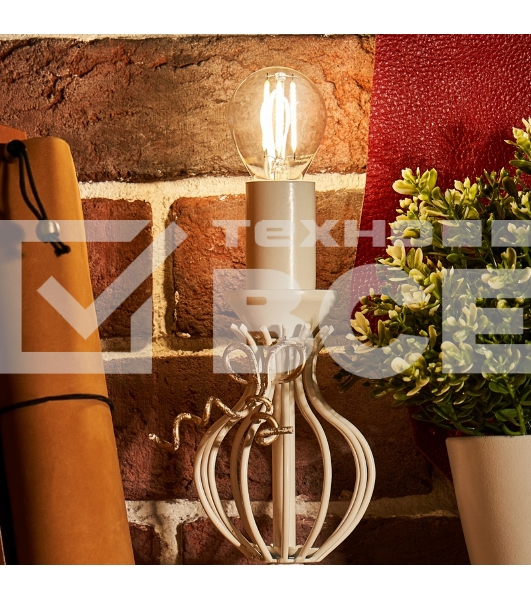 Лампа светодиодная филаментная Rexant Шарик GL45 9.5 Вт 950 Лм 4000K E14 прозрачная колба