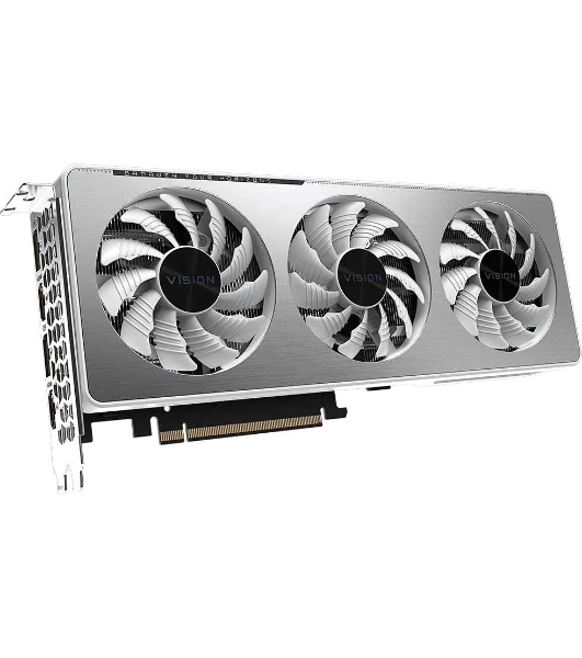 Видеокарта Gigabyte N3060VISIONOC-12GD LHR PCIE16 12288Mb 192 GDDR6 1837/15000 HDMIx2 DPx2 HDCP