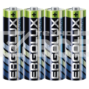 Батарея Ergolux Alkaline LR6 SR4 AA 2800mAh (4шт) спайка