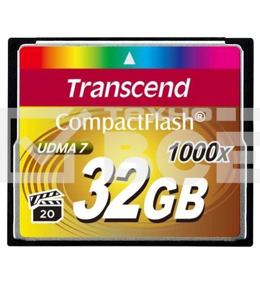 Флеш карта CF 32Gb Transcend TS32GCF1000