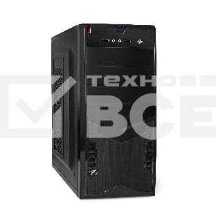 Компьютерный корпус Exegate EX261449RUS Miditower CP-601 Black, ATX, <CP400W, 80mm>, 2*USB, Audio
