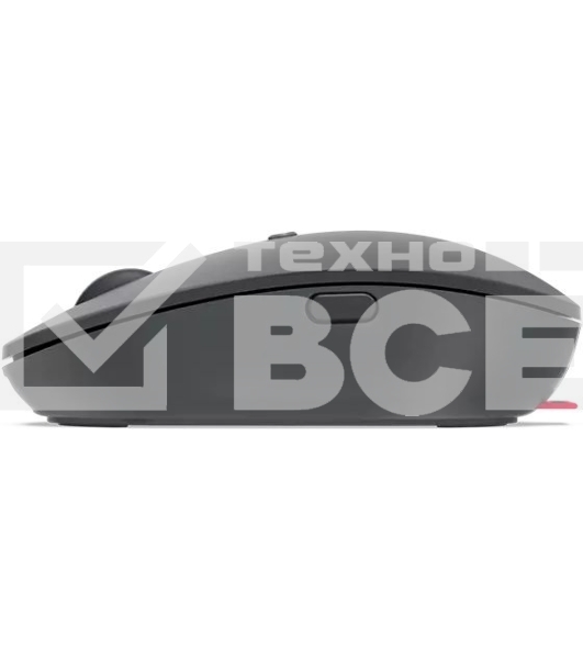 Мышь беспроводная Lenovo Go серый, 2400 dpi, радиоканал, USB-C, кнопки - 3