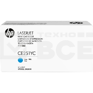 Контрактный Картридж лазерный HP Contractual Голубой Optimized Original LaserJet Toner Cartridge (CE251YC)