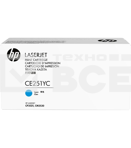 Контрактный Картридж лазерный HP Contractual Голубой Optimized Original LaserJet Toner Cartridge (CE251YC)