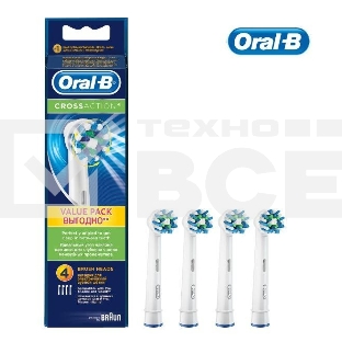 Насадка для зубной щетки ORAL-B EB50-4 WHITE