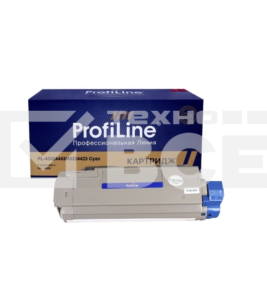 Картридж PL-43324443/43324423 для принтеров Oki C5800 Голубой 5000 копий ProfiLine