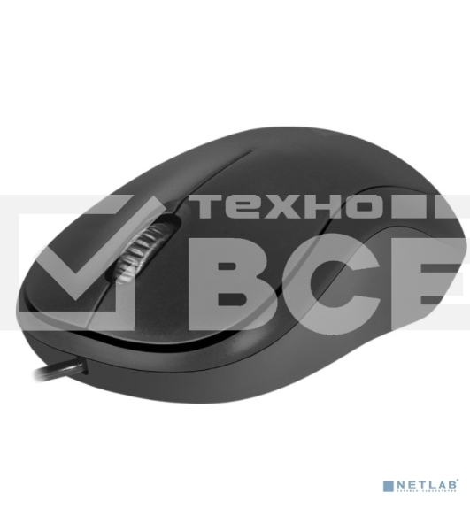Мышь проводная Defender Patch MS-759 черный, 1000 dpi, USB, кнопки - 3
