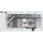 Клавиатура для ноутбука Macbook A1297 черная, плоский Enter, фото 1