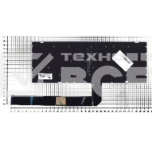 Клавиатура для ноутбука Lenovo Yoga Chromebook C630, черная с подсветкой