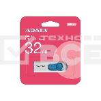Флешка USB ADATA C008 (AC008-32G-RWE), 32Gb, USB 2.0, R/W 15/5, белый / синий, фото5