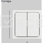 Умный выключатель Yandex YNDX-00535 2-хкл. универсальный белый, фото9