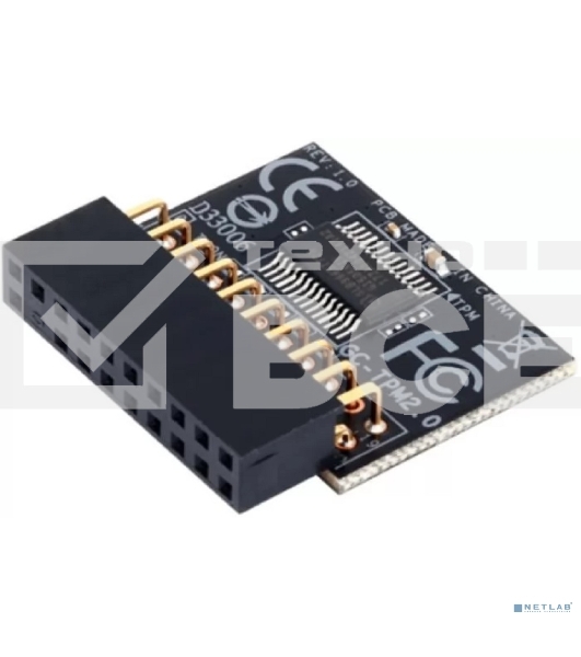 Модуль защиты информации Gigabyte GC-TPM2.0, TPM header key, LPC bus, (for Intel 200/100/8/9/99 series, AMD AM4, FM2 series) OEM