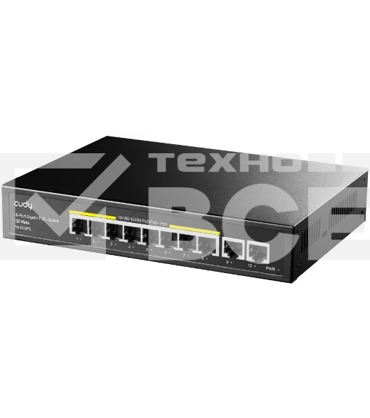 Коммутатор Cudy GS1010PE (L2) 10x1Гбит/с 8PoE+ 120W неуправляемый