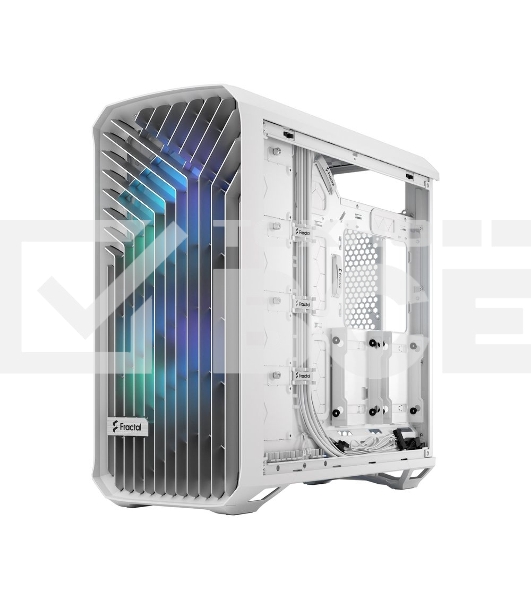 Корпус ПК без блока питания Fractal Design Torrent RGB TG Clear Tint, Full-Tower, 2x180mm + 3x140mm RGB, 2xUSB-A 3.2 + 1xUSB 3.2 Type-C E-ATX, SSI-CEB, SSI-EEB, ATX, mATX, mITX White