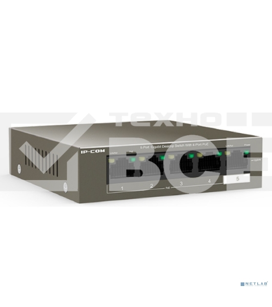 Коммутатор 5PORT 10/100/1000M G1105P-4-63W IP-COM