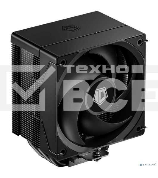 Кулер Cooler ID-Cooling SE-904-XT BLACK LGA1851/1700/1200/115X/AM5/AM4 (TDP 180W, PWM, 4 тепл.трубки прямого контакта, FAN 100мм) RET