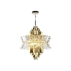 Люстра Ambrella light LH41023/18 BS/CL латунь/прозрачный E14*18 max 40W D700*750, фото9