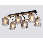 Светильник Ambrella light TR3033250/6 BK/WD черный/дерево E27/6 max 60W 580*340*245, фото7