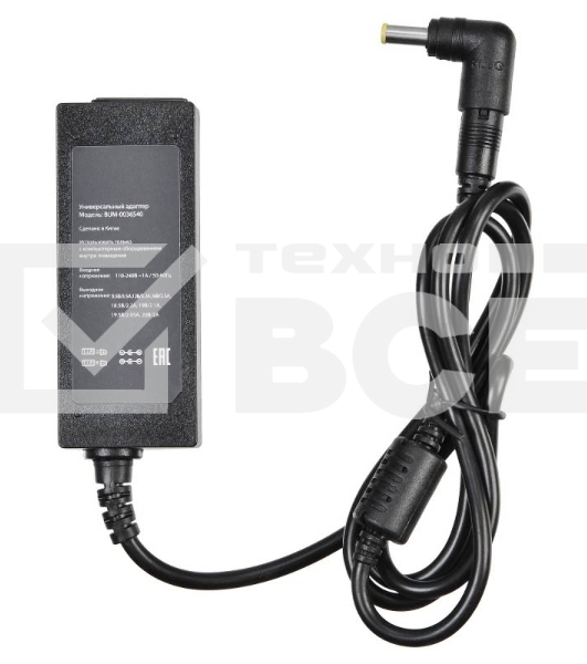 Блок питания Buro BUM-0036S40 автоматический 40W 9.5V-20V 8-connectors от бытовой электросети LED индикатор