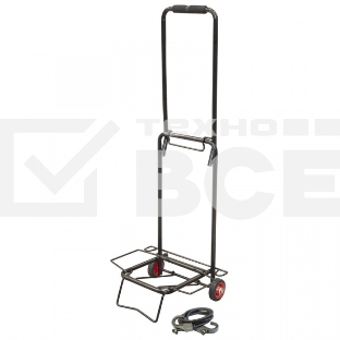 Тележка Рыжий кот BX-15ZP-2 черная, пластик. колеса (15 кг)