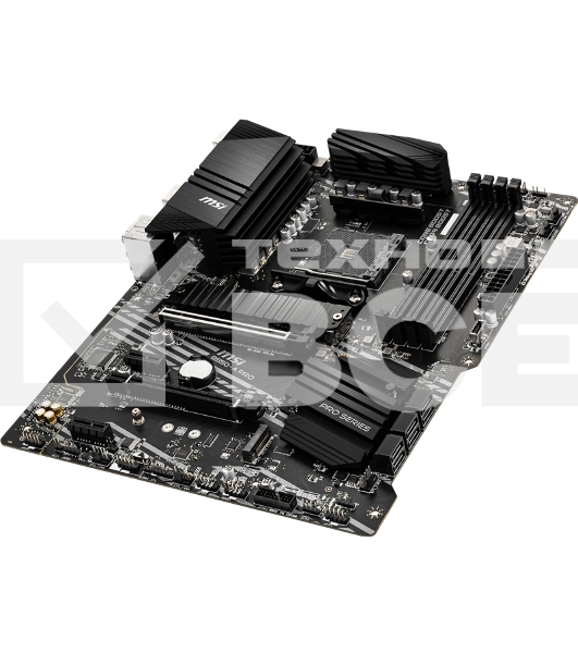 Материнская плата MSI B550-A PRO, AM4, AMD B550, 4xDDR4, 6xSATA, 2xM.2, 1xPCI-E 4.0 x16, 1xPCI-E 3.0 x16, 2xPCI-E x1, 1xHDMI, 1xDP, 1x 1Gb LAN, 4xUSB-A 2.0, 2xUSB-A 3.2 Gen 1, 1xUSB-A 3.2 Gen 2, 1xUSB-C 3.2 Gen 2, 6x3.5 мм, 7.1, ATX