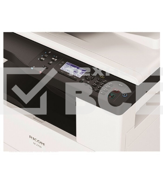Цифровое МФУ Ricoh M 2700(A3, 27 стр/мин,копир/принтер/цв.сканер/сеть/дуплекс/автоподатчик/девелопер/тонер