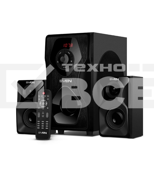 Акустическая система SVEN AC MS-2055, черный (55Вт, FM-тюнер, USB/SD, дисплей, ПДУ, Bluetooth)