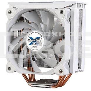 Кулер для процессора Zalman CNPS10X OPTIMA II RGB белый, 120 мм, алюминий/медь, 1500 об/мин, 27 дБ, 4 pin, 180 Вт, 158 мм
