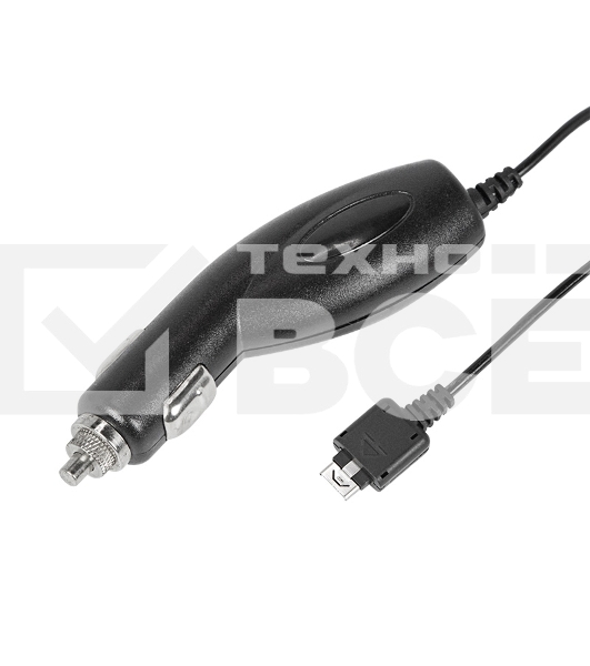 Автозарядка в прикуриватель для LG KG800/KG90 (АЗУ) (5 V, 700 mA) шнур спираль 1.2 м черный Rexant