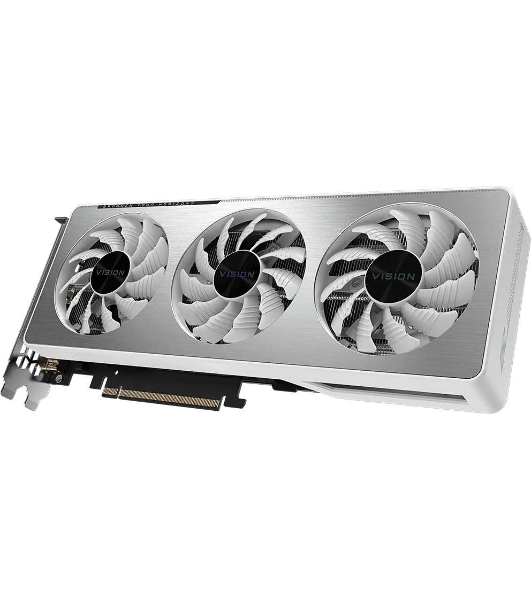 Видеокарта Gigabyte N3060VISIONOC-12GD LHR PCIE16 12288Mb 192 GDDR6 1837/15000 HDMIx2 DPx2 HDCP