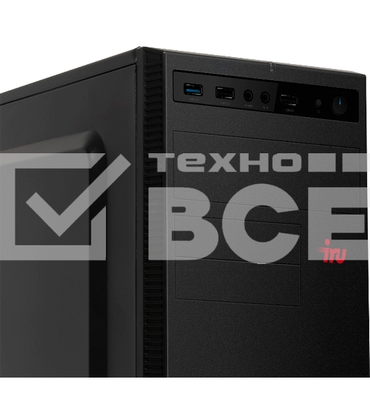 Компьютер  IRU Home 310H5SE MT i3 10105 (3.7) 8Gb 1Tb 7.2k UHDG 630 Free DOS GbitEth 400W черный