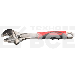 Ручной инструмент Зубр 'ЭКСПЕРТ' 27255-25 Ключ разводной хромоникелевое покрытие, длина 250мм, увеличен. зев 36мм