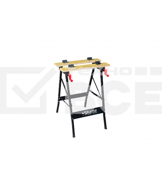Верстак тиски Sturm! 1075-03-88x13, размер стола 605х240мм