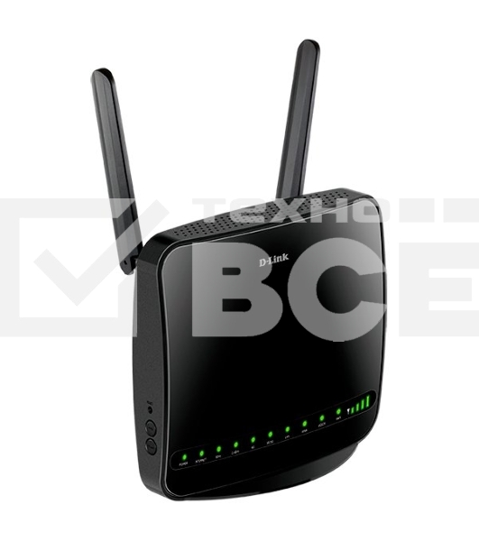 Беспроводной маршрутизатор/роутер D-Link DWR-956/4HDB1EAC1200 с поддержкой 4G LTE, портами Gigabit Ethernet и 1 FXS-портом