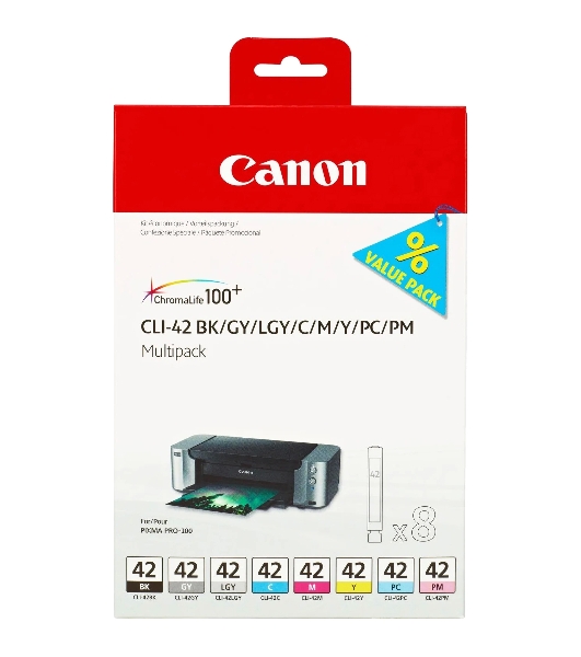 Картридж струйный Canon CLI-42 8inks Multi Pack комплект
