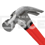 Молоток-гвоздодер Matrix ''optimal'', 450 г, боек c магнитом,фибергласовая обрезиненная рукоятка, фото3