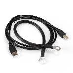 Комплект Источник бесперебойного питания EX295988RUS + батарея 80Aч EX285654RUS 2шт (инвертор, синус, для котла) ExeGate SineTower SZ-1500.LCD.AVR.2SH.1C13.USB <1500VA/1200W, чистый синусоида, LCD дисплей, AVR, 2*Schuko+1*C13, USB, линейно-интерактивный, Black> + батарея ExeGate HRL 12-80 (12В, 80Ач) 2шт, фото2